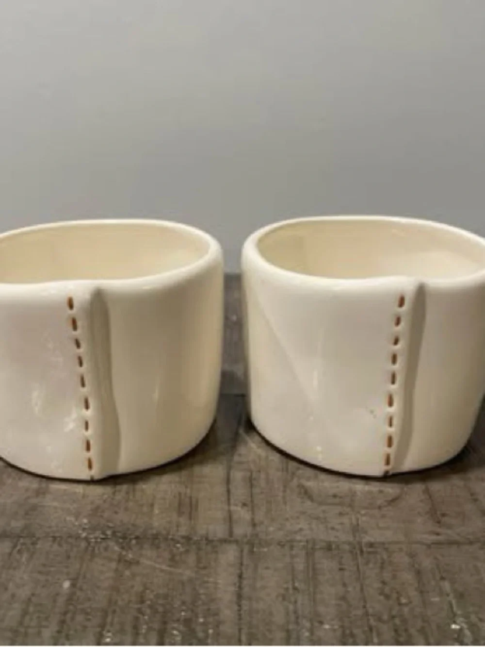 Rae Dunn OG Salt & Pepper Cellars. Original Tall Black Lettering