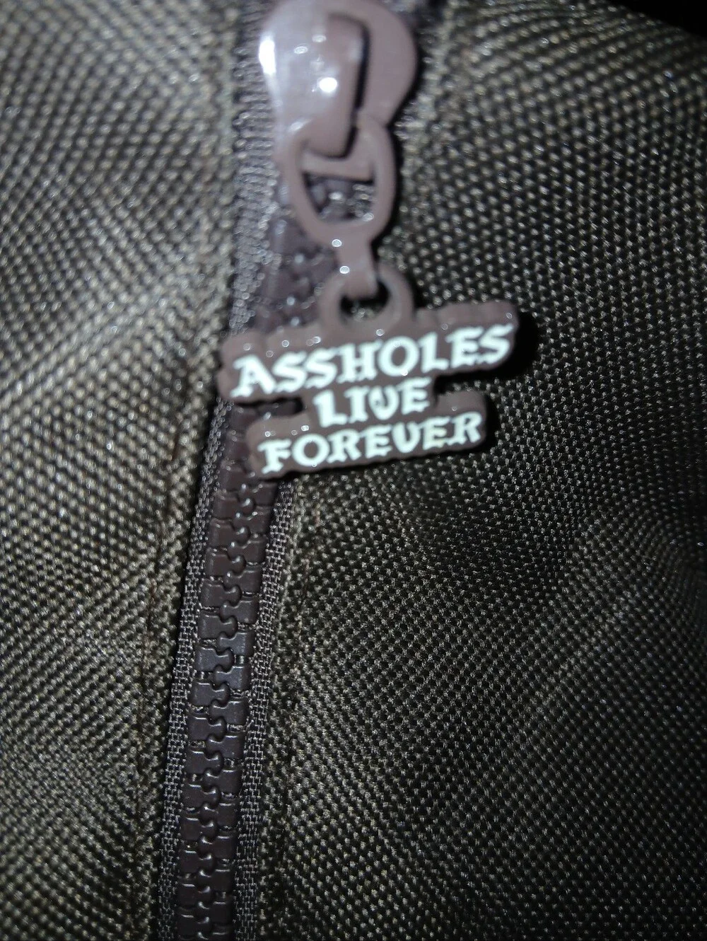 assholes live forever durable brown