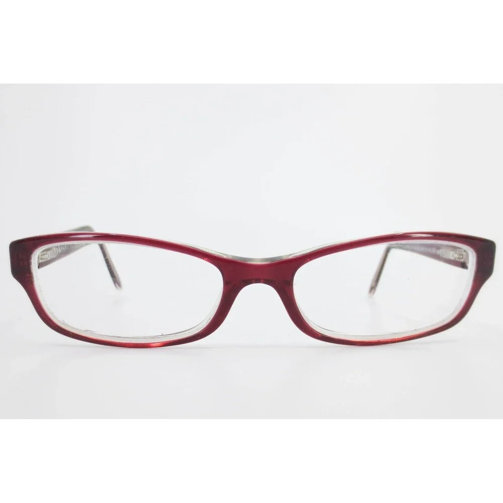 Ralph Lauren RA7040 1081 Burgundy Red Rectangular Eyeglasses Frames 51-16-135