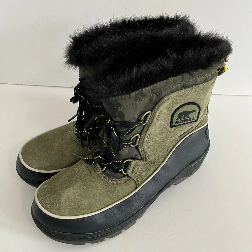 Sorel hiking suede faux