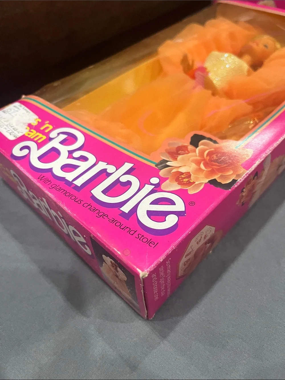 Barbie dressed peach