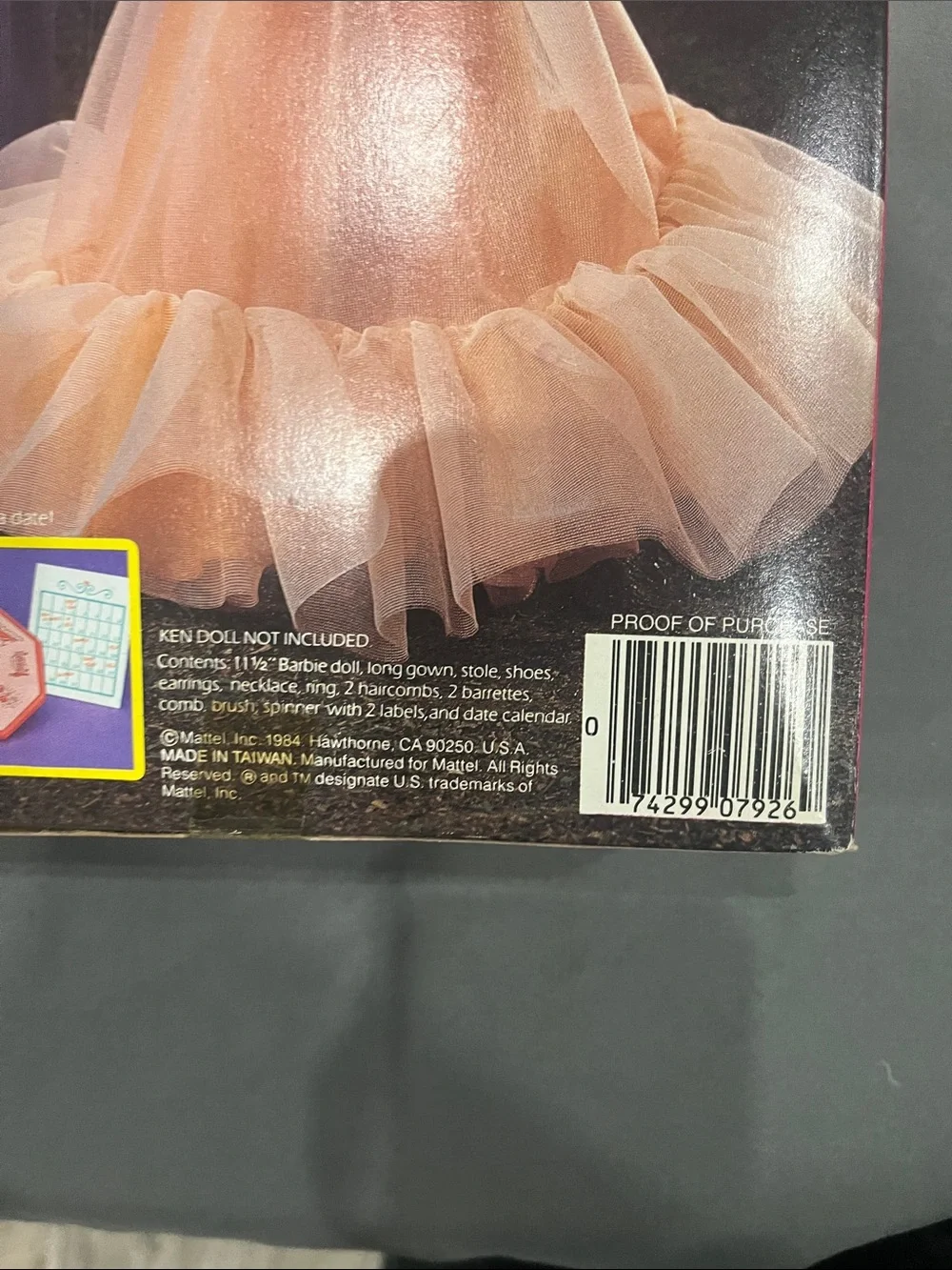 Barbie dressed peach