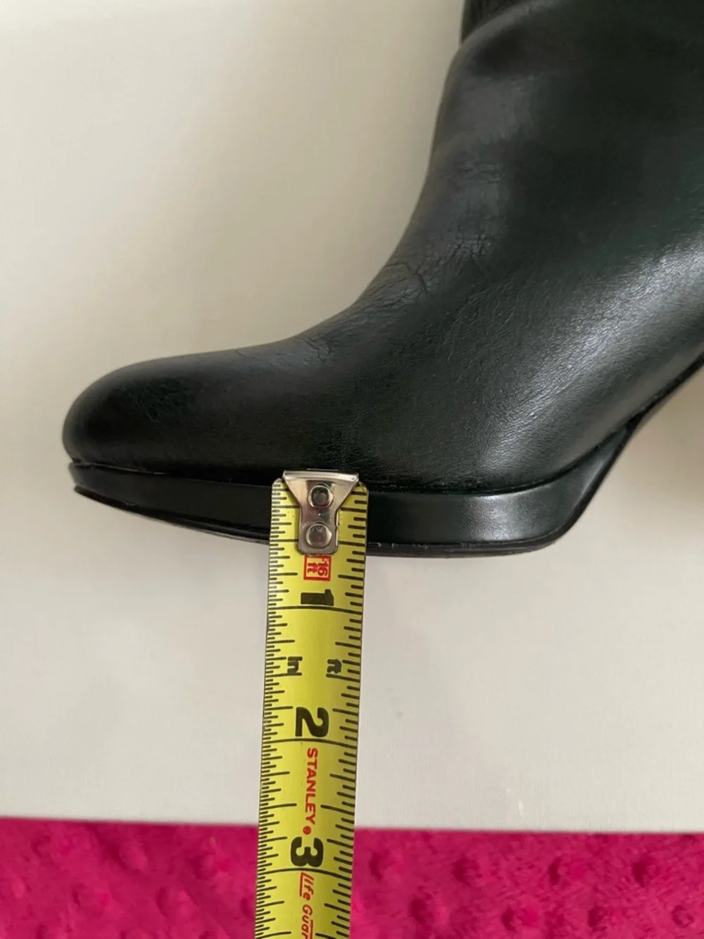 Nine West Tall Leather Boots Dark Green Sz 9.5M EUC Boho Fall Festival