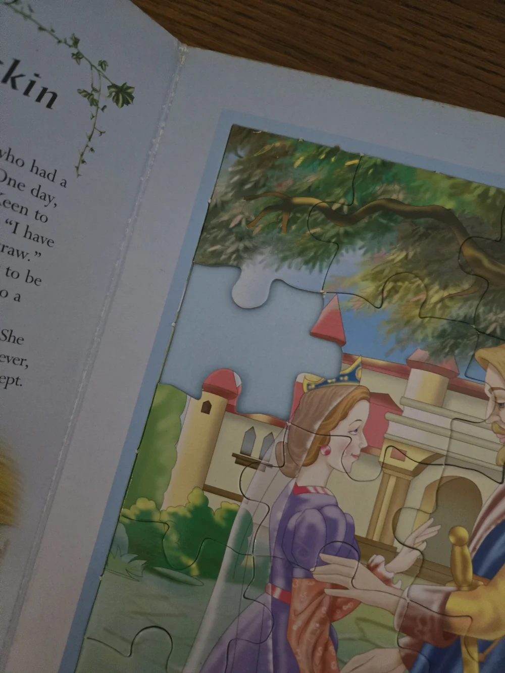 Fairy Tale Jigsaw Book — Gold & Black Illustrated Cover
