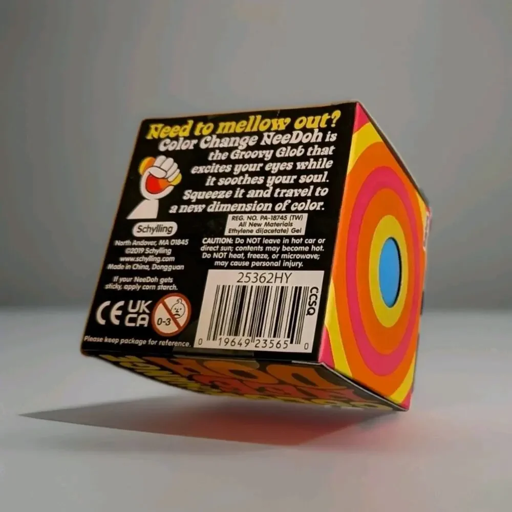 New Nee Doh Groovy Glob Schylling Color Changing Nee Doh Blue