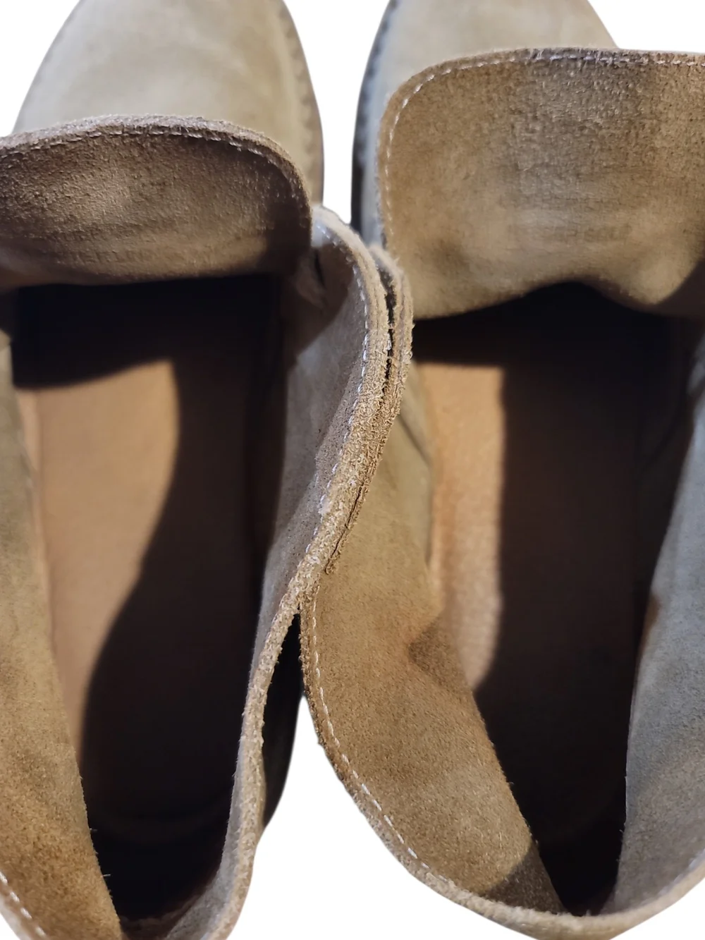 Men's Suede Chukka Boots in Tan Sz7 crepe sole