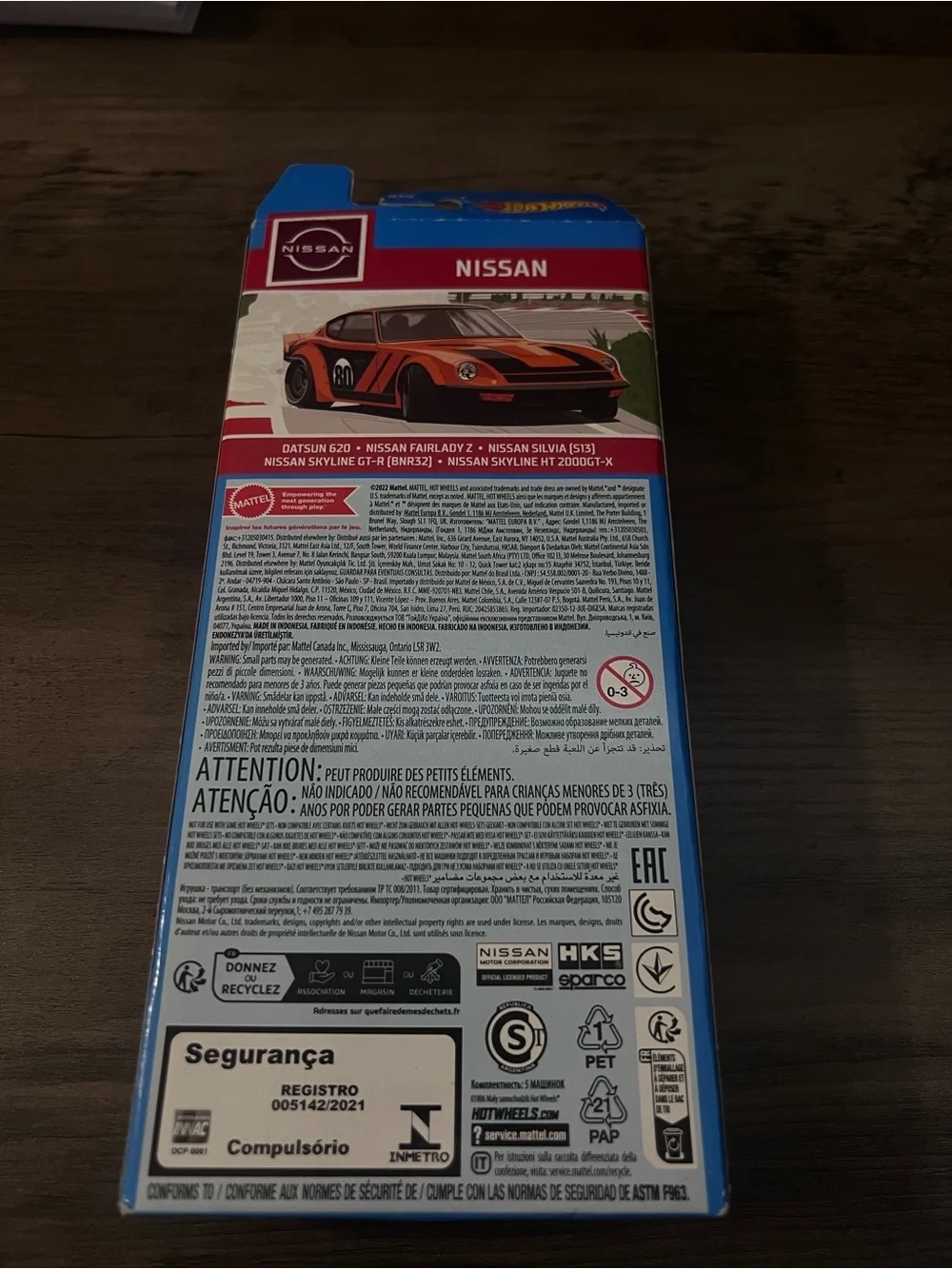 Hot Wheels Nissan 5-Pack JDM Skyline GT-R Silvia Fairlady Z Datsun Set