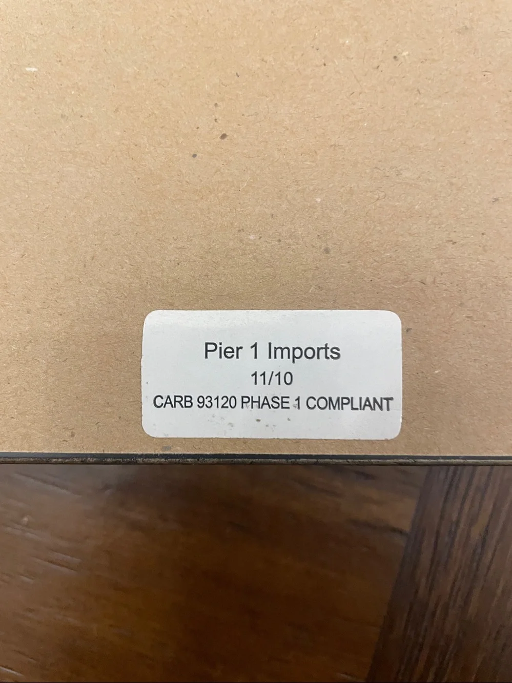 Pier 1 free ivory 12”