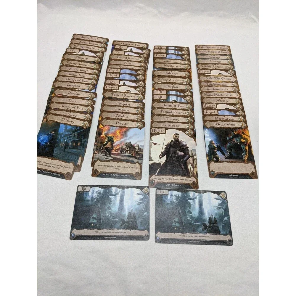 Lot Of (62) Arkon Strategy Card Game Cards Hill Gaming Co