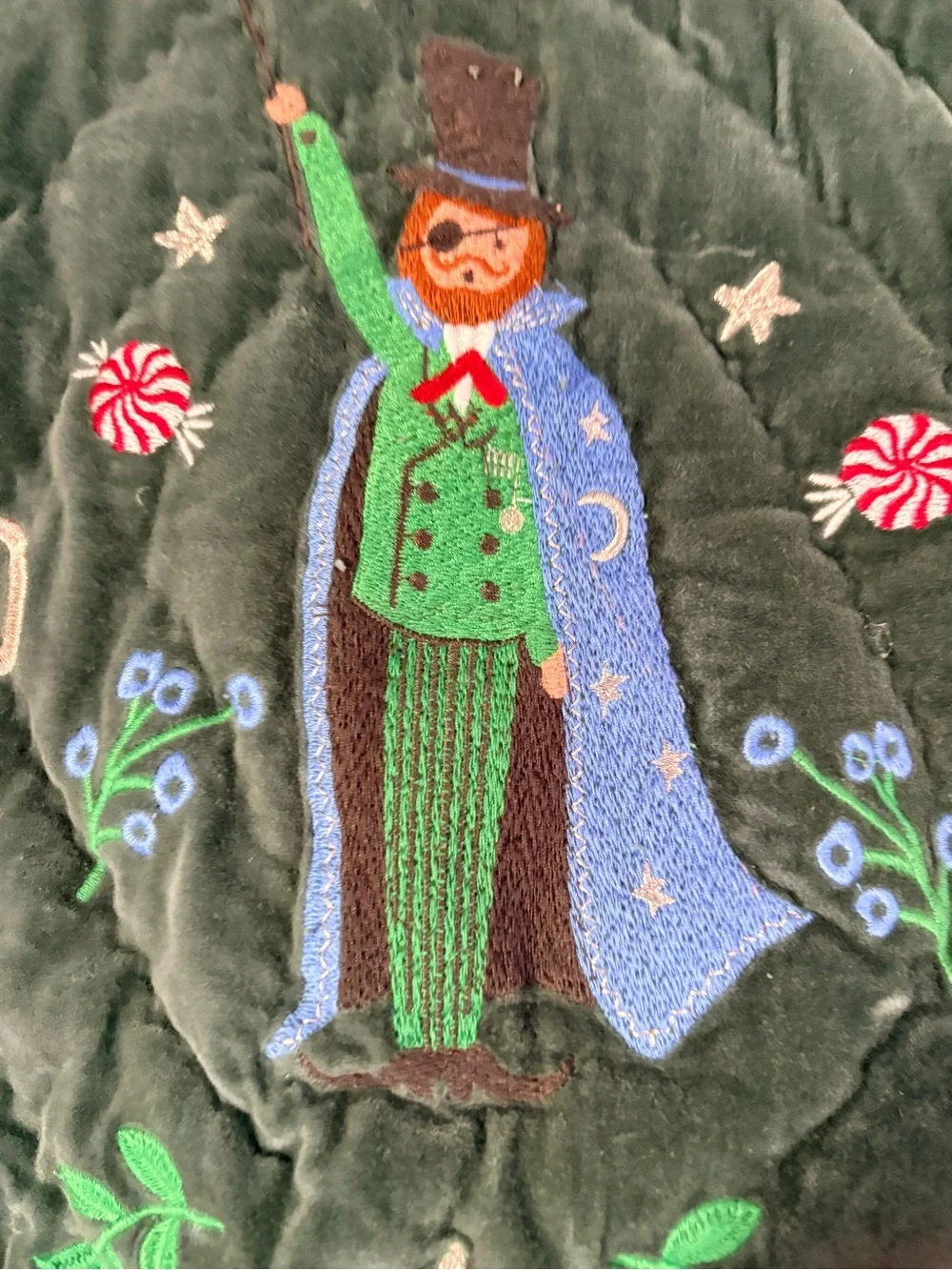 Rifle Paper Co. x Pottery Barn Kids Green Quilted Nutcracker Holiday Quilt Shams