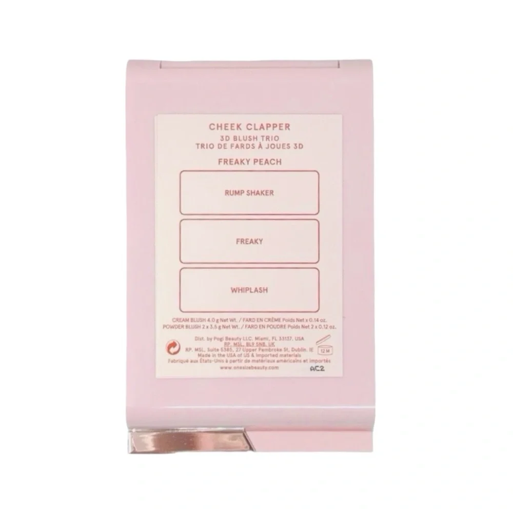One / Size by Patrick Starrr Cheek Clapper 3D Blush Trio Palette - Freaky Peach