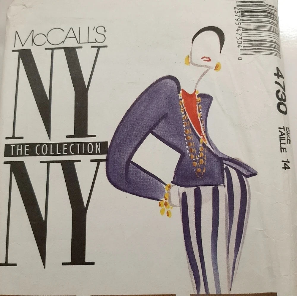McCalls vtg 1990