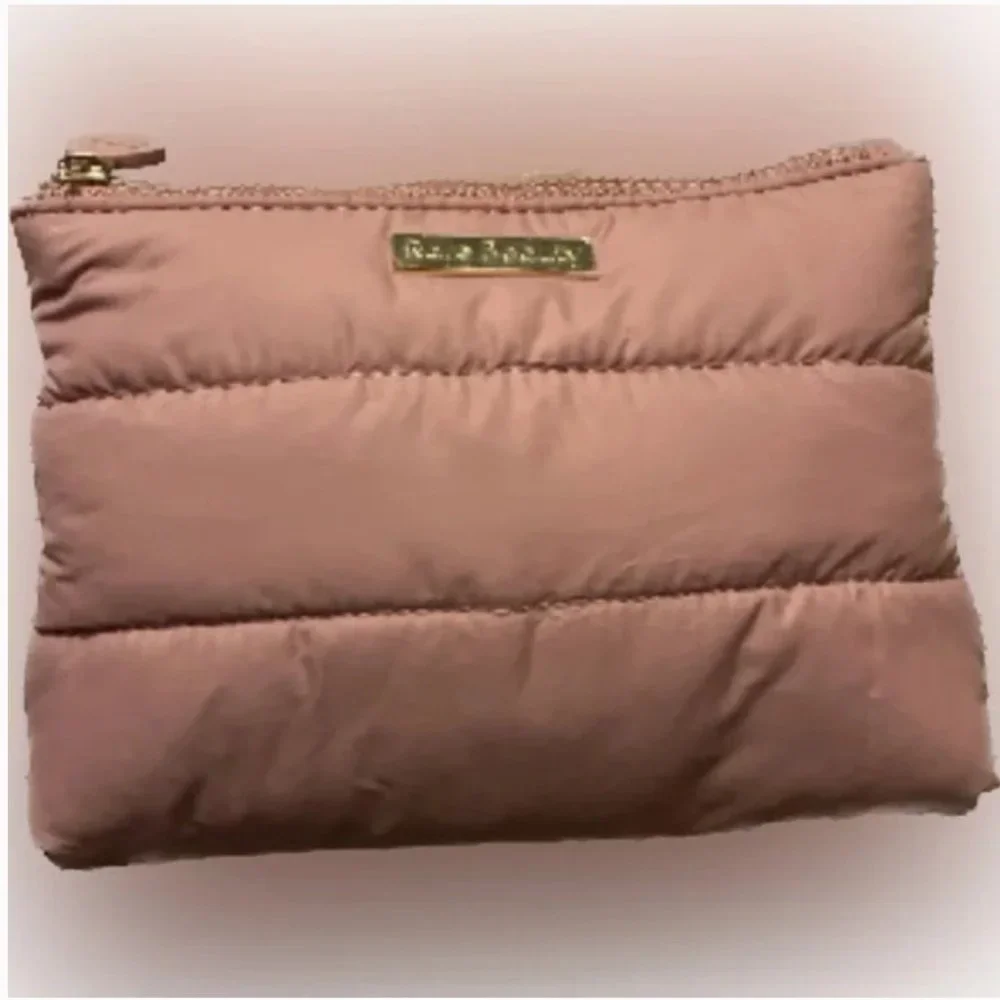 NWT Rare Beauty by Selena Gomez Puffy Makeup Bag in Mauve