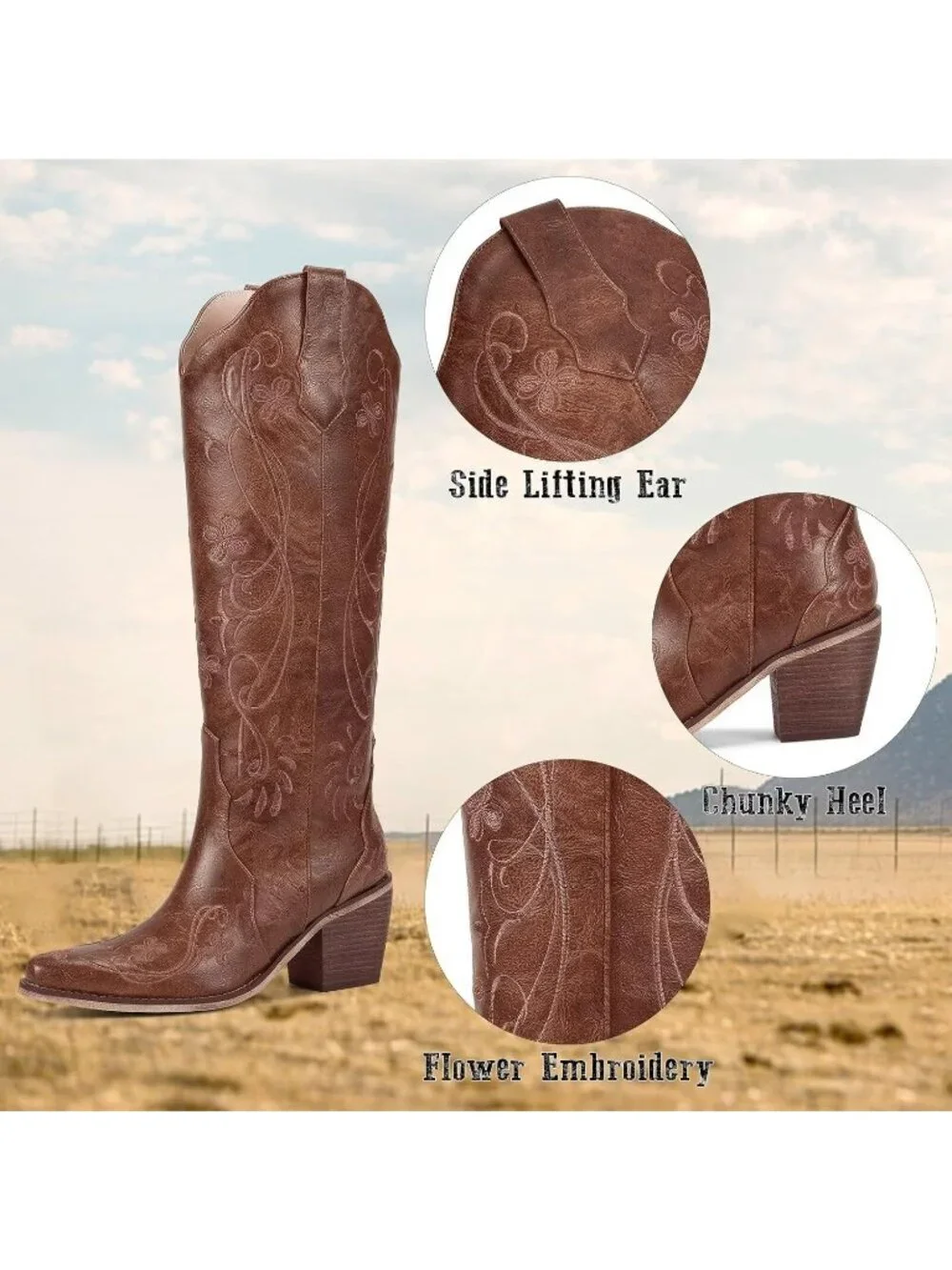 N/A cowboy boots