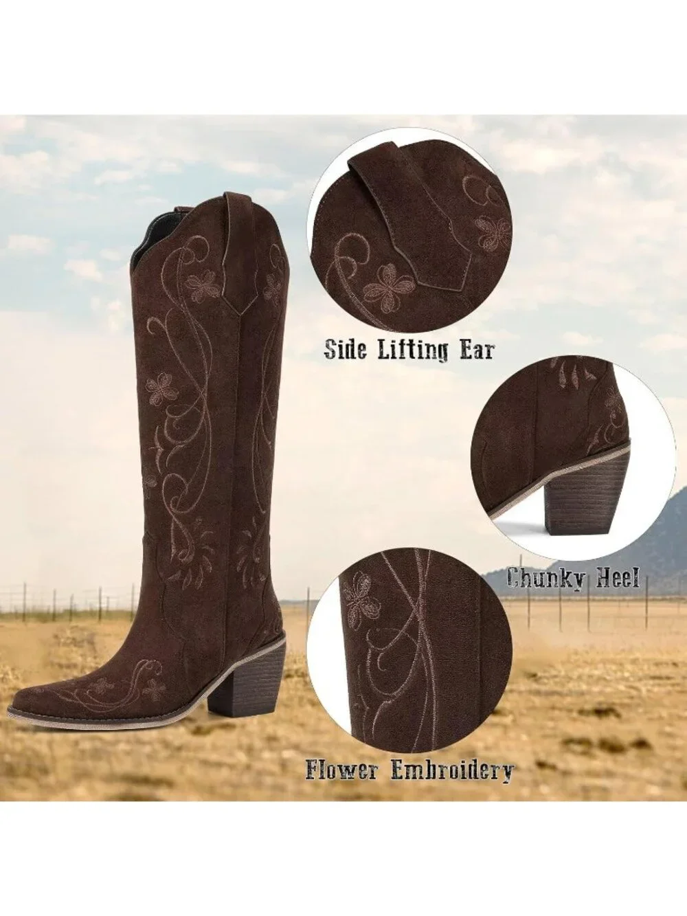 N/A cowboy boots