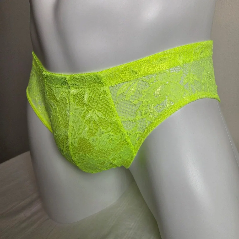 Cosabella Men's Luxury Italian Comfort Lace Micro Brief Designer Underwear
