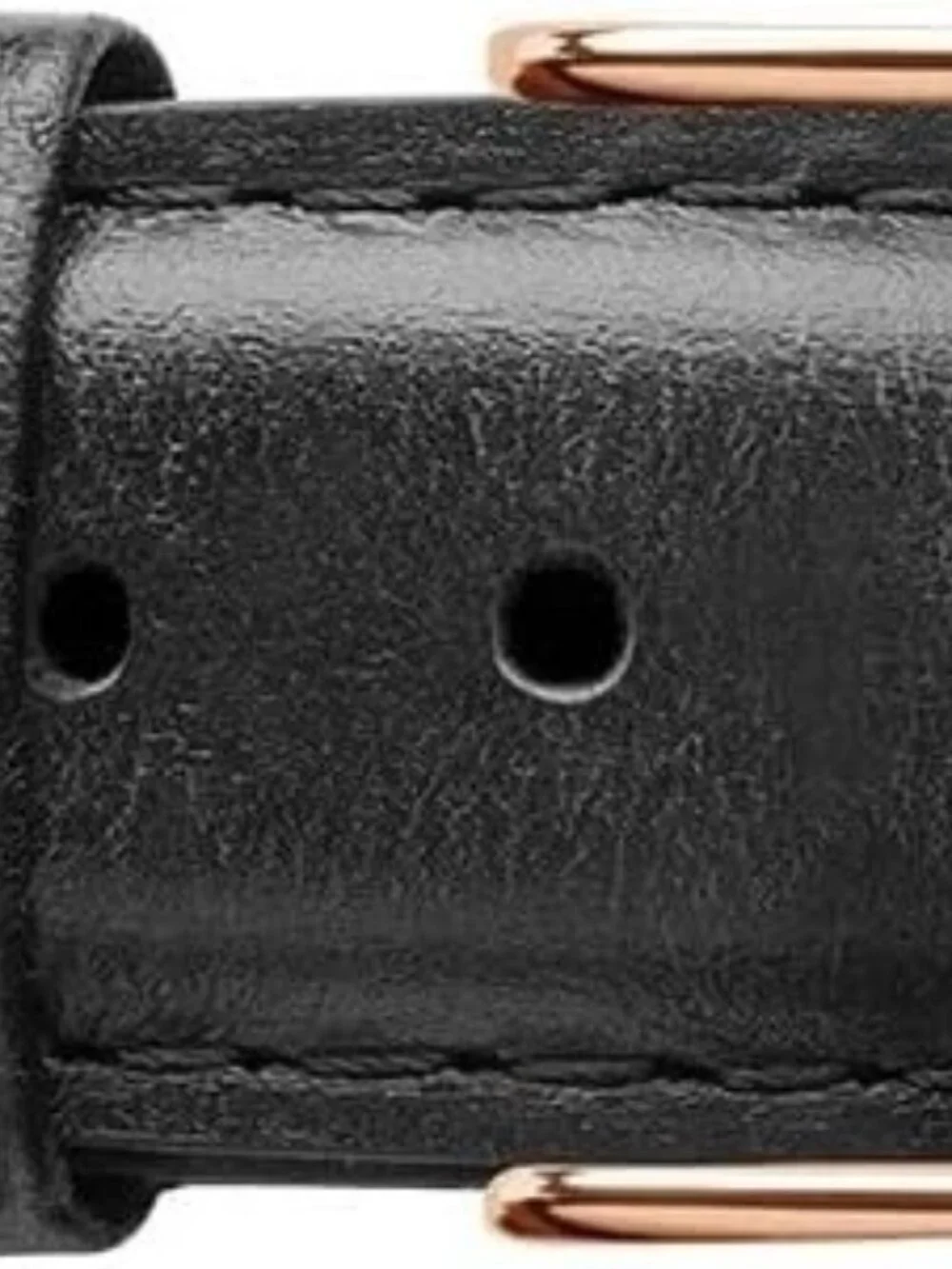 Daniel Wellington Classic Sheffield Italian Leather Watch Band (Black & R.Gold)
