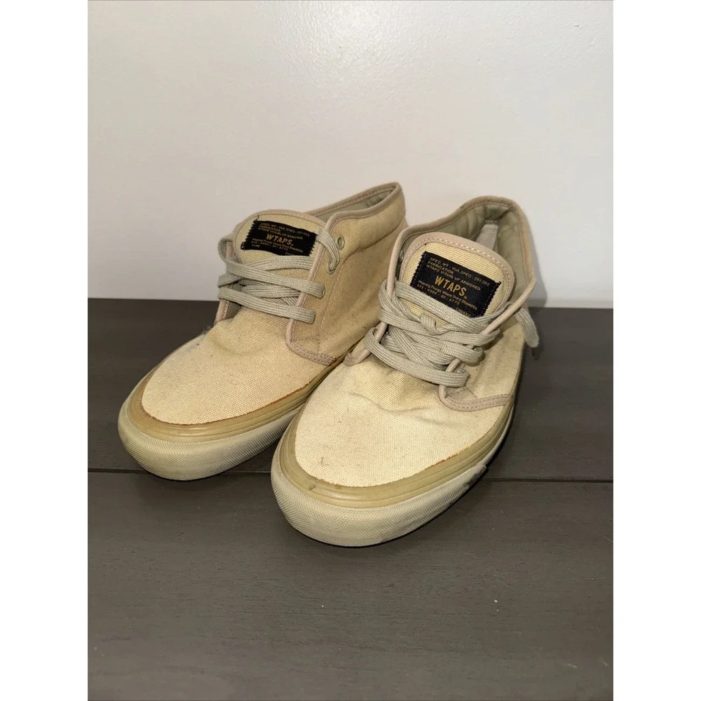 Vans X WTAPS 2013 OG Chukka Boot Beige Men's size‎ 9 Neighborhood Defcon Supreme