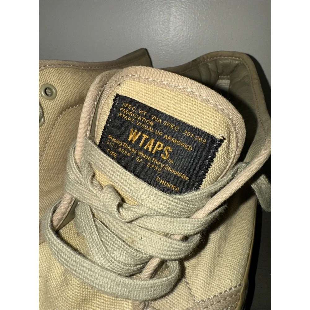 Vans X WTAPS 2013 OG Chukka Boot Beige Men's size‎ 9 Neighborhood Defcon Supreme