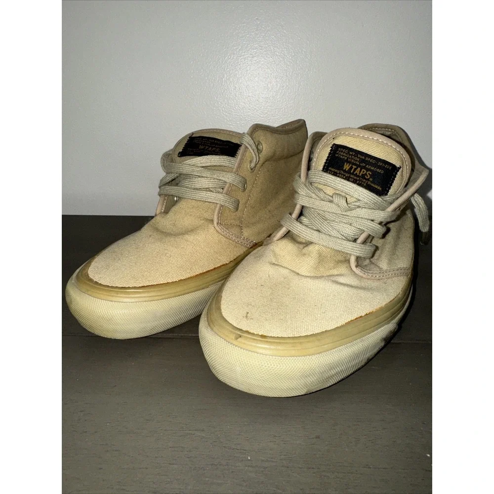Vans X WTAPS 2013 OG Chukka Boot Beige Men's size‎ 9 Neighborhood Defcon Supreme