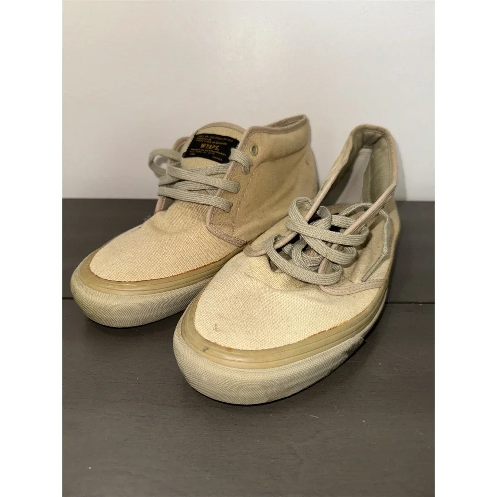 Vans X WTAPS 2013 OG Chukka Boot Beige Men's size‎ 9 Neighborhood Defcon Supreme