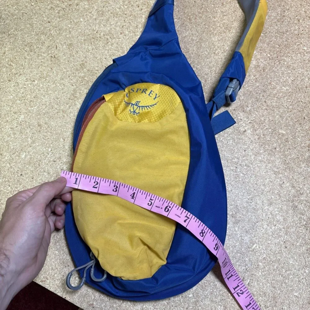 Osprey Sling Bag Unisex 6L Outdoor Lightweight Chest Bag Blue Yellow