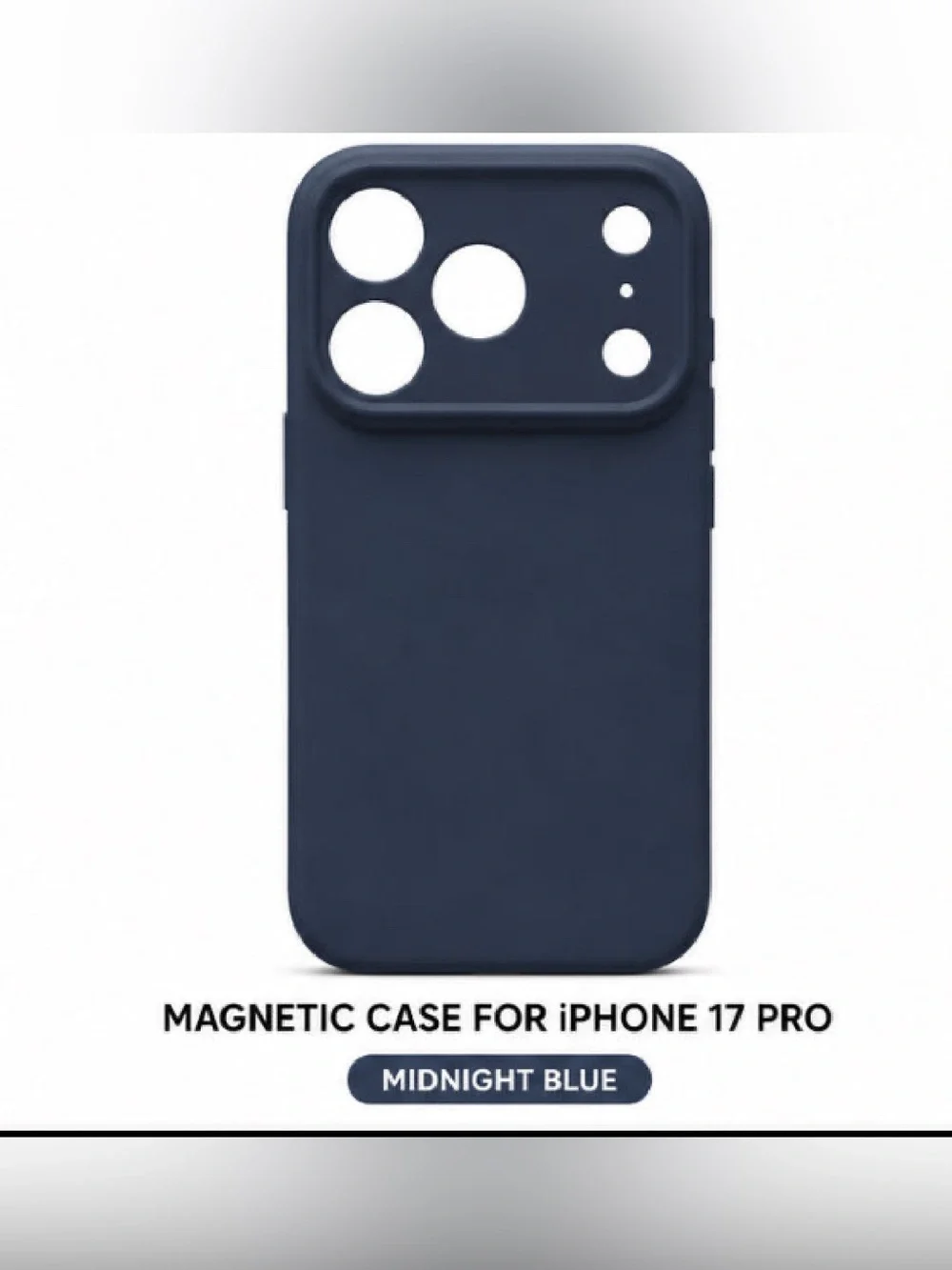 Midnight Blue Magnetic iPhone 17 Pro Case