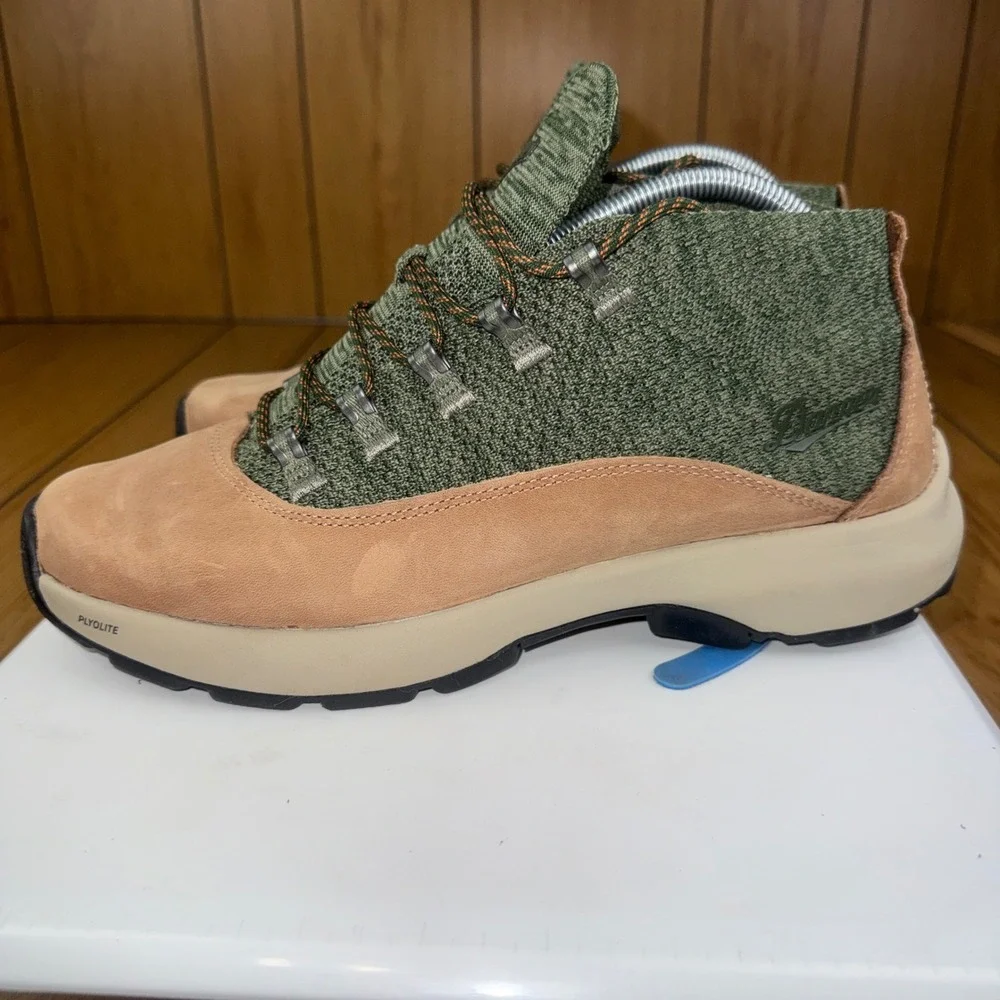 Danner Caprine Kombu Wood Smoke‎ Hiking Boots Mens 9.5 Leather Fabric Upper