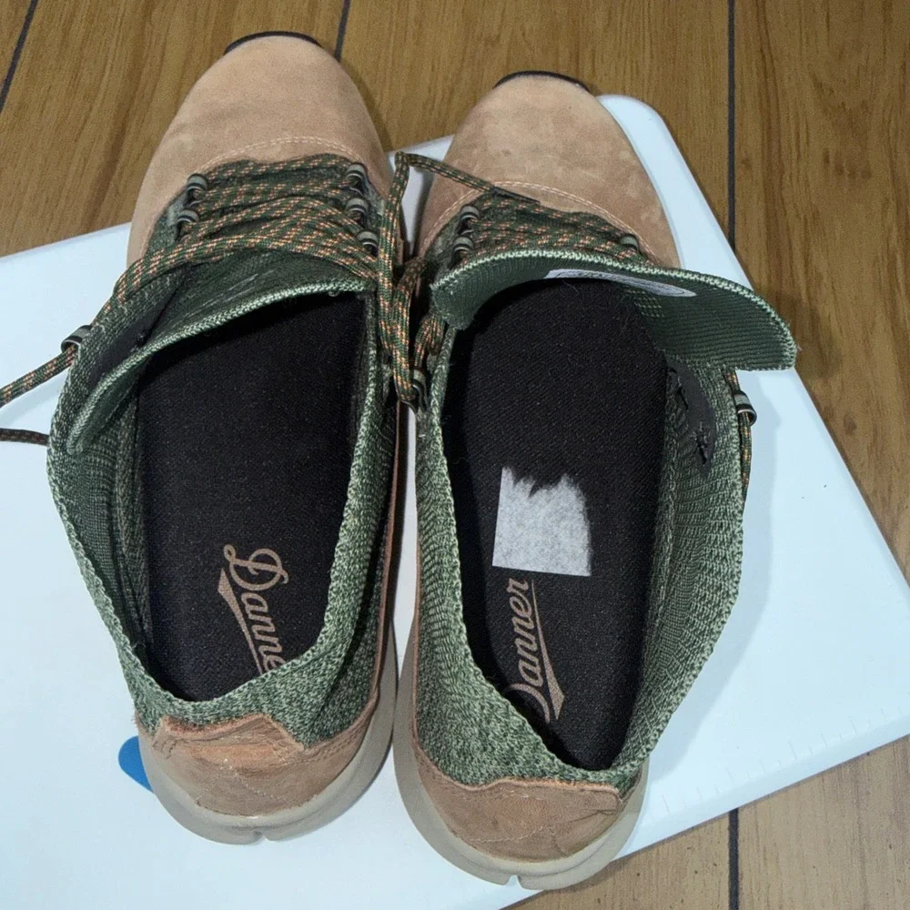 Danner Caprine Kombu Wood Smoke‎ Hiking Boots Mens 9.5 Leather Fabric Upper