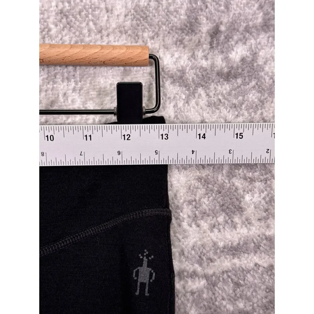 New SmartWool Base Layer Small Womens Black Merino Wool Thermal Bottom Pants