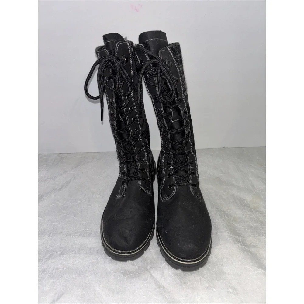 Women's Black Polar Winter Boots Size 9