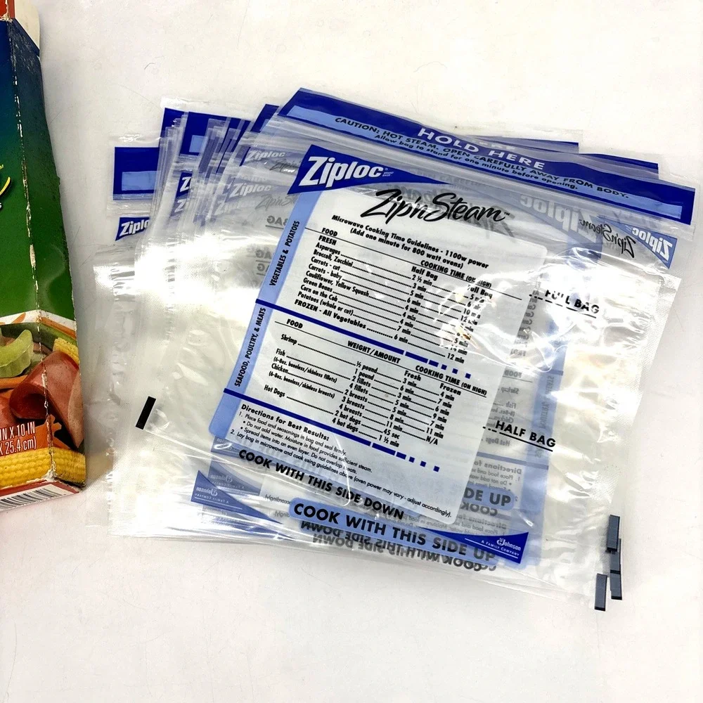 Ziploc zip steam