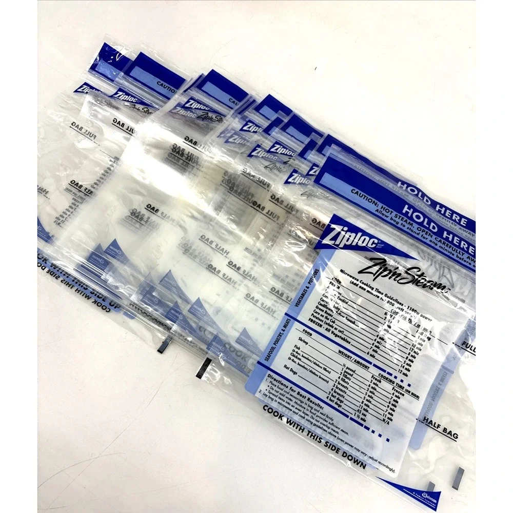 Ziploc zip steam