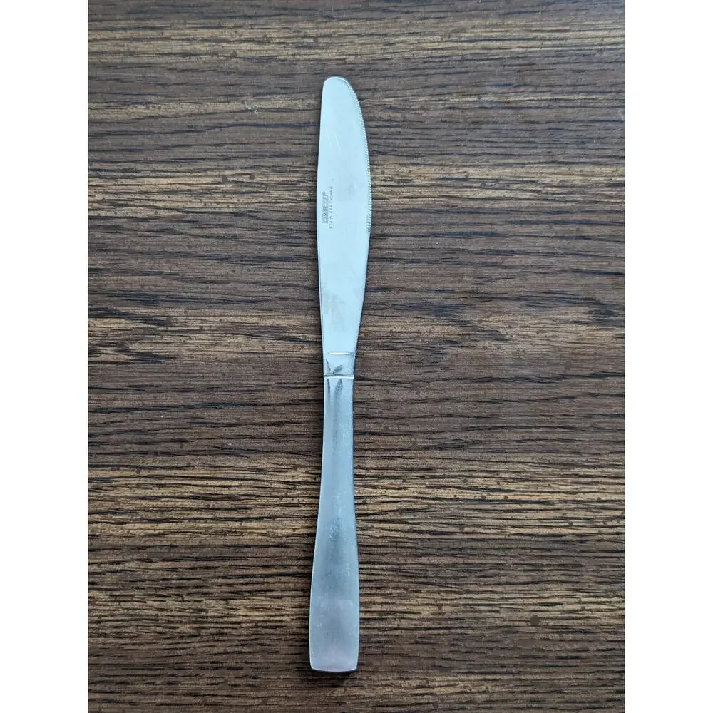 Cambridge Stainless Steel Butter Knives Madison Satin Handle Flatware Set of 4