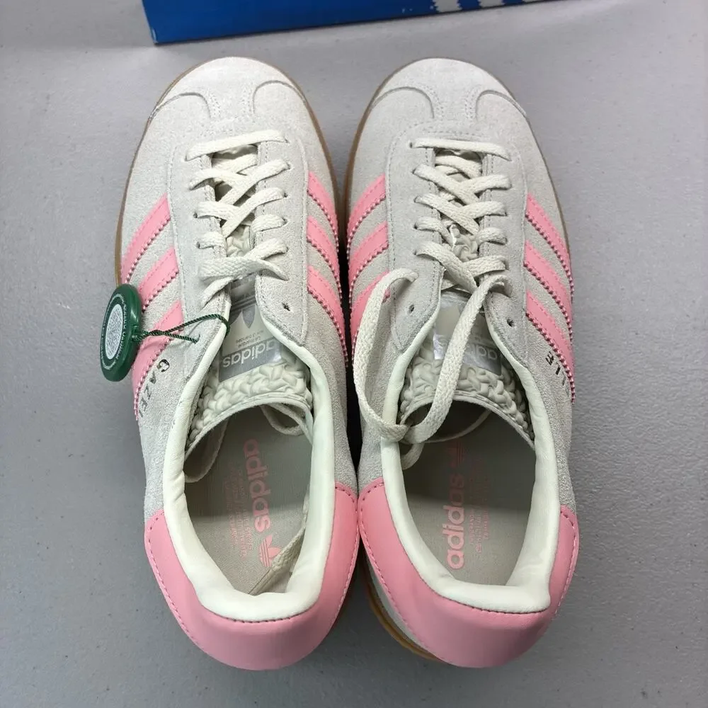 Adidas Gazelle Bold J Beige Semi Pink Spark GS Sneakers JQ7409 Size 6 Youth