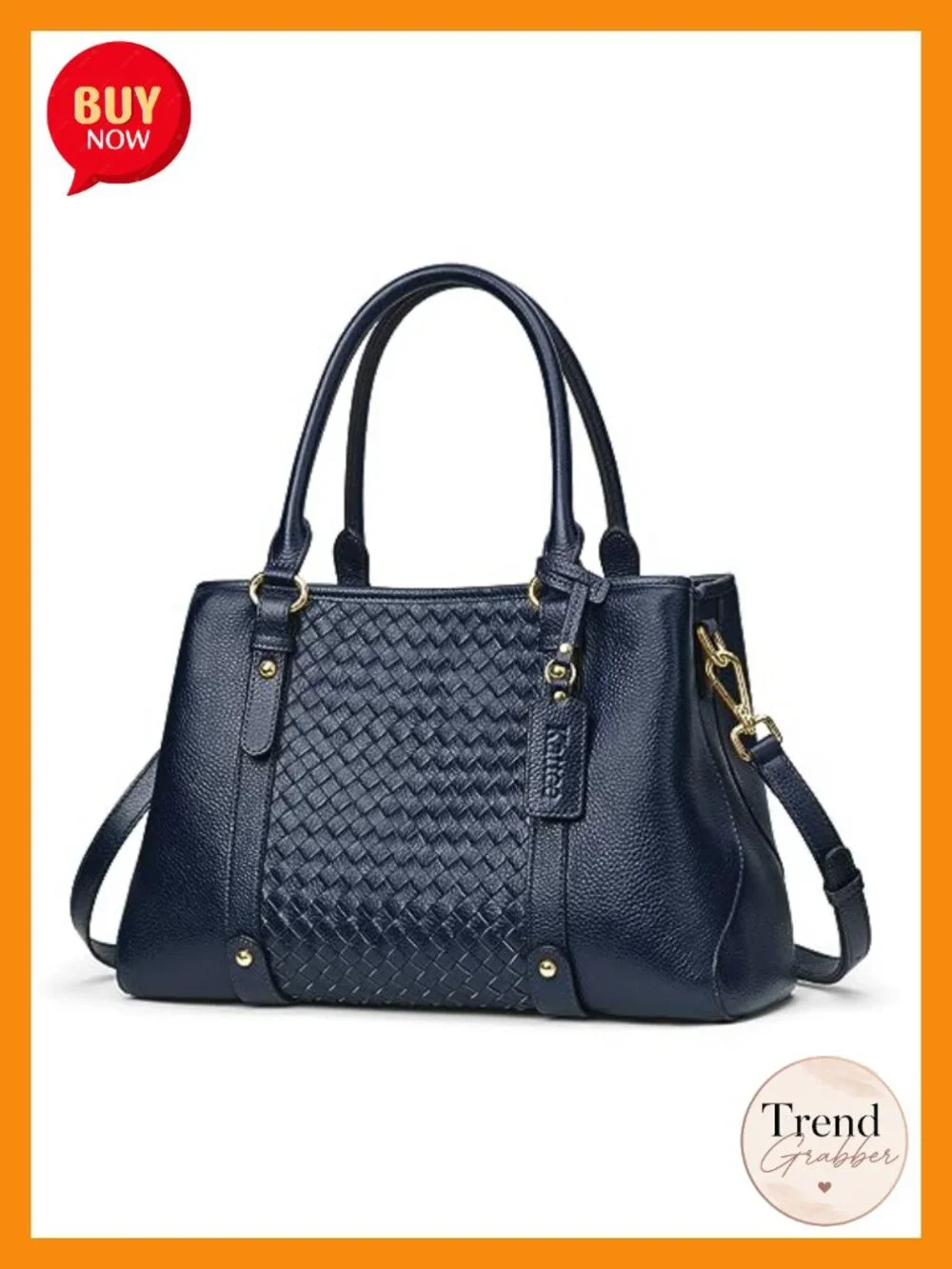 Genuine Leather Crossbody Hobo Satchel with Top Handle, Shoulder Strap