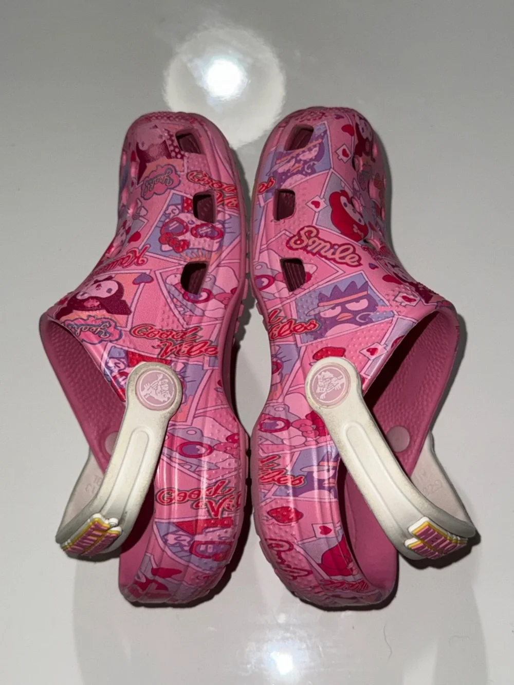 Crocs Hello Kitty and Friends Classic Pink Clogs CROCS Youth Girl Size C 13