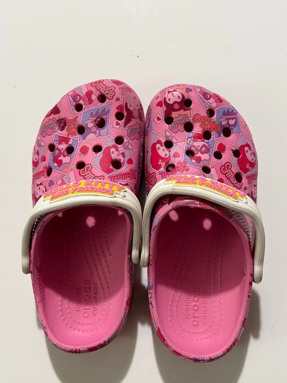 Crocs Hello Kitty and Friends Classic Pink Clogs CROCS Youth Girl Size C 13