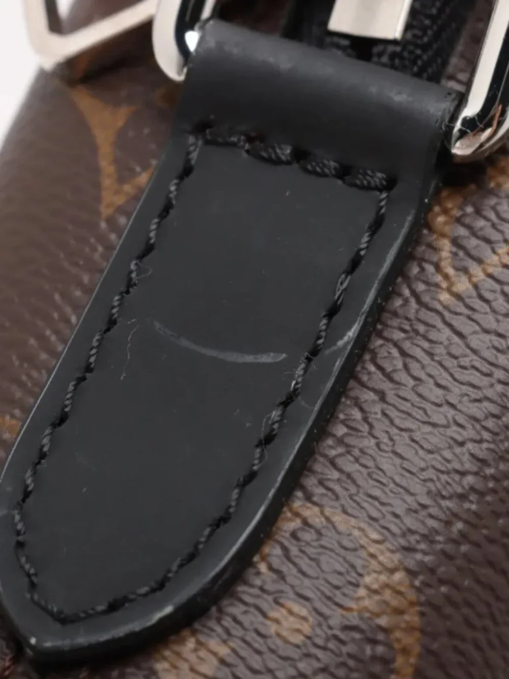 Louis Vuitton Monogram Macassar Porte Documents Jour NM Brown x Black