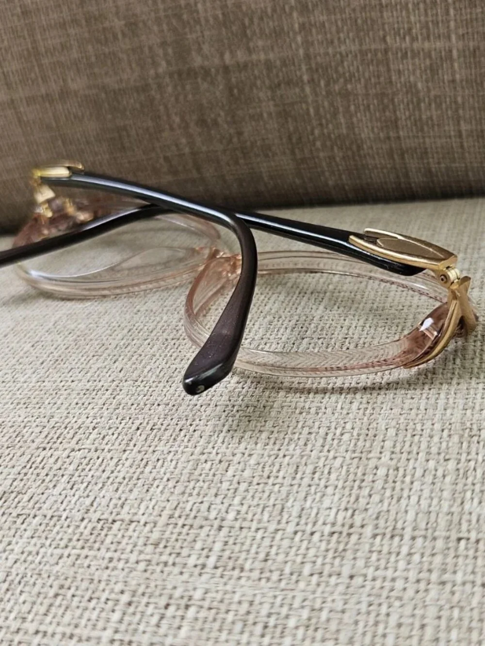 Vintage Silhouette Women Eyeglasses Frame Clear Brown Eyewear M1883 Made Austria