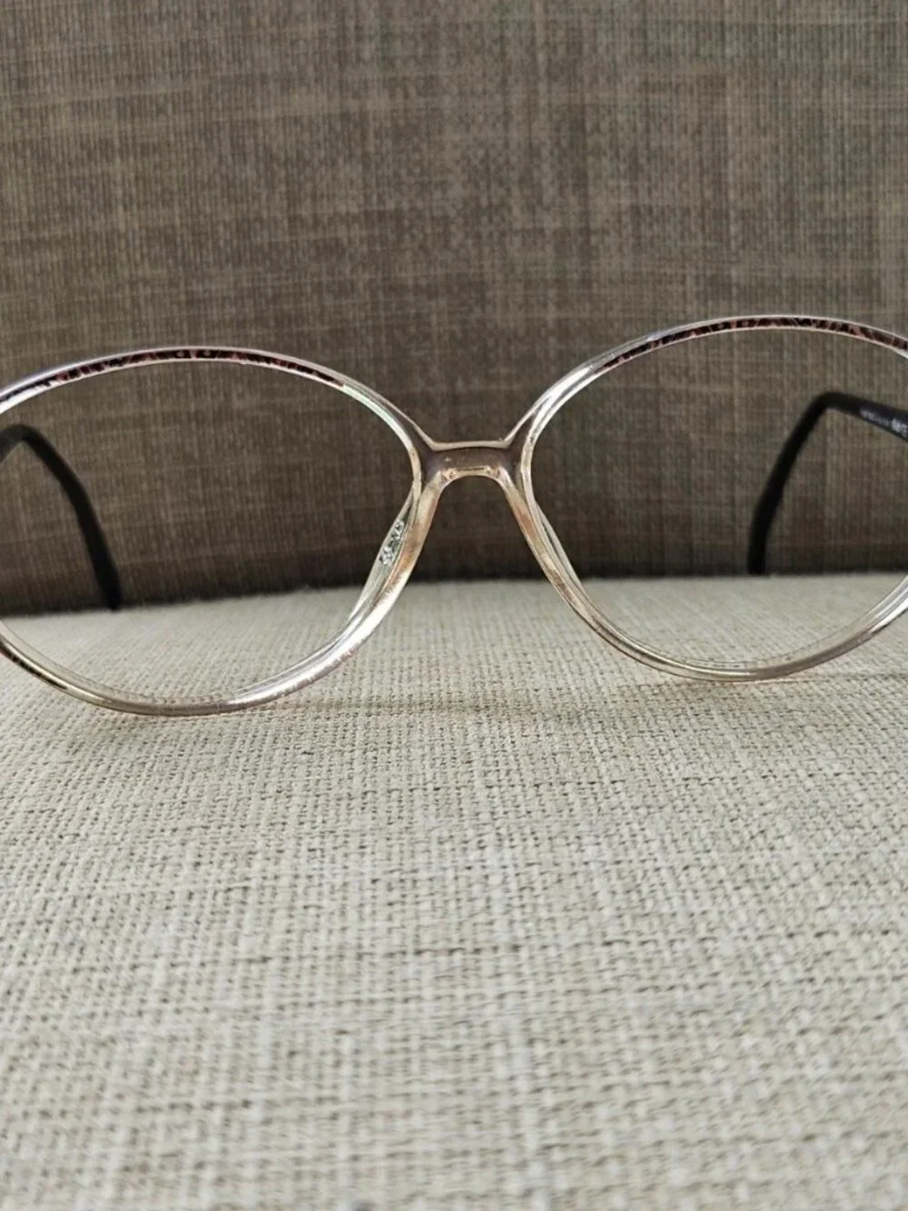 Vintage Silhouette Women Eyeglasses Frame Clear Brown Eyewear M1883 Made Austria
