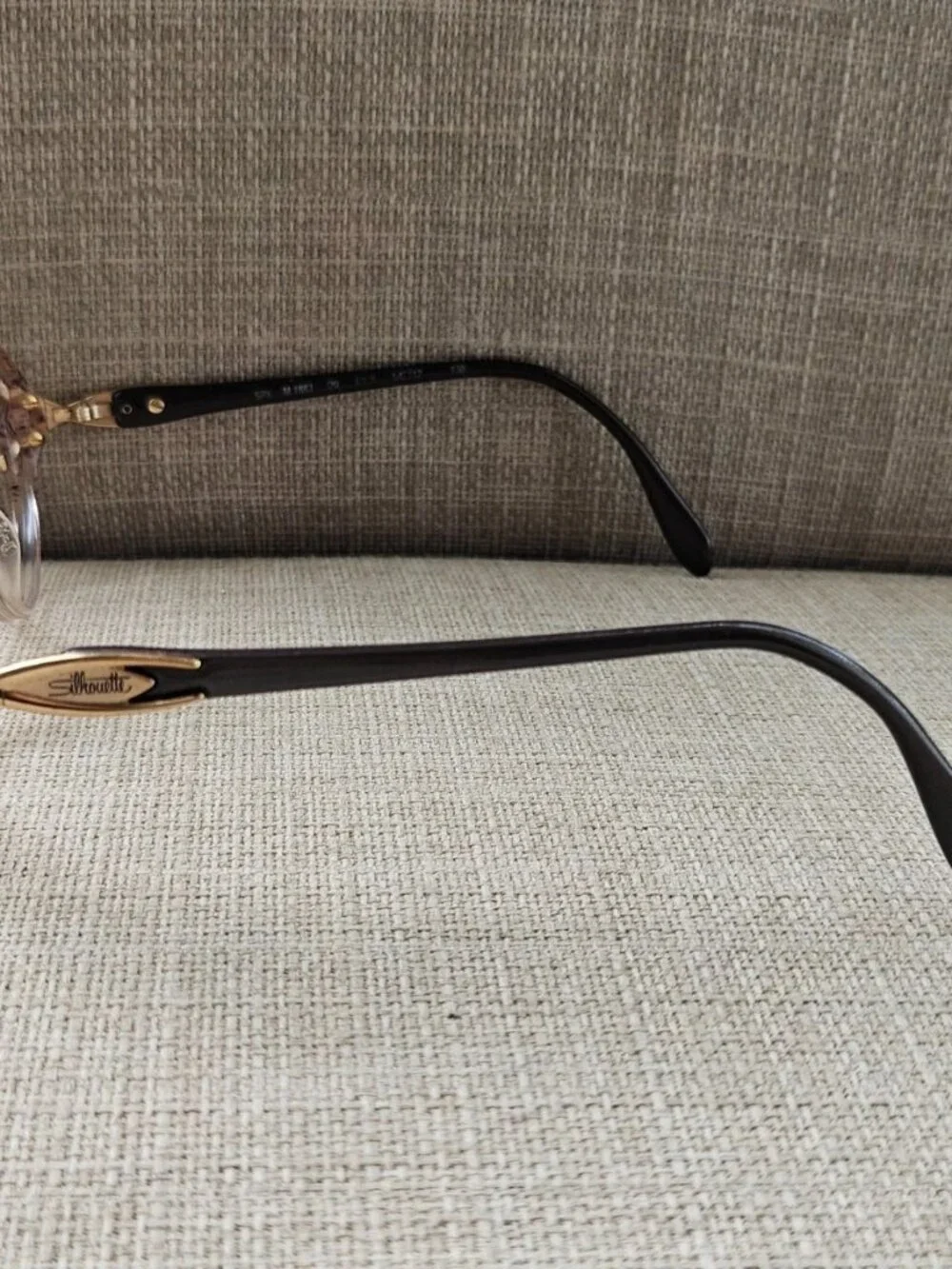 Vintage Silhouette Women Eyeglasses Frame Clear Brown Eyewear M1883 Made Austria