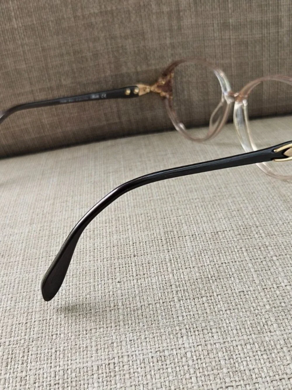 Vintage Silhouette Women Eyeglasses Frame Clear Brown Eyewear M1883 Made Austria