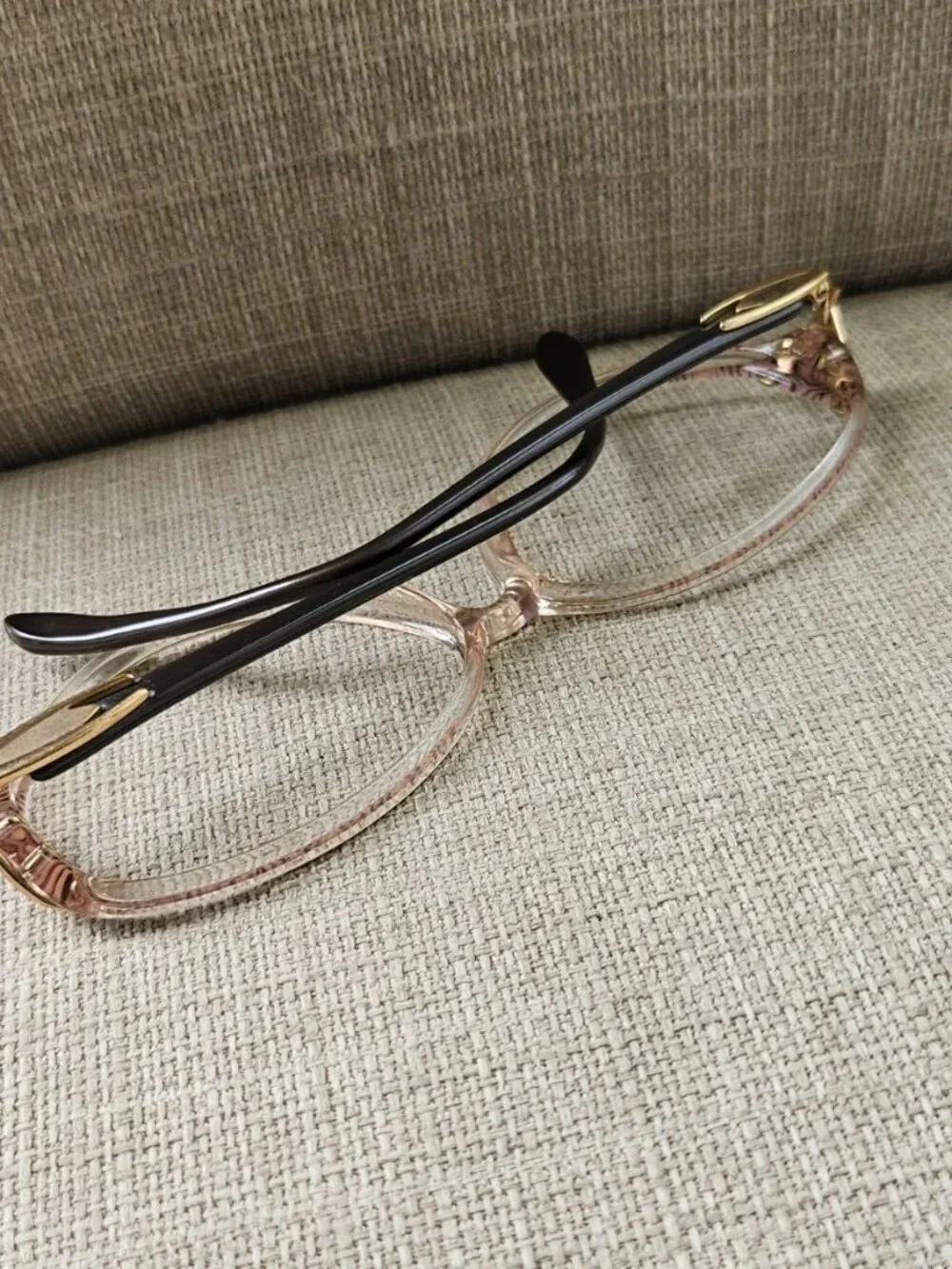 Vintage Silhouette Women Eyeglasses Frame Clear Brown Eyewear M1883 Made Austria