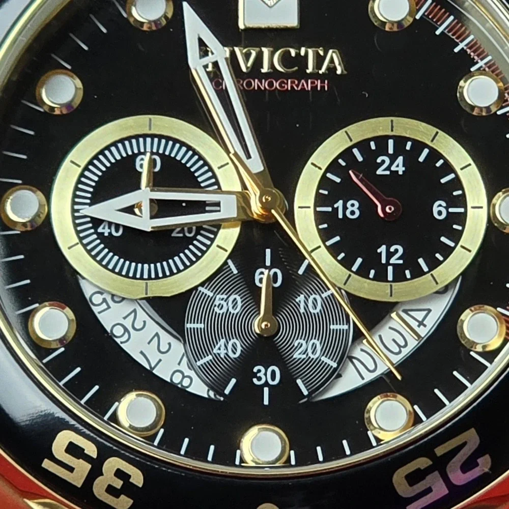 Invicta dial stainless black