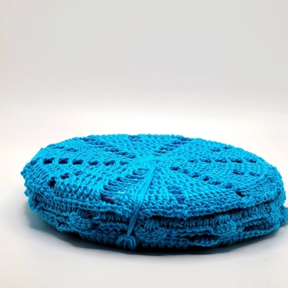 Coasters Knitted Homemade Pot Holders / Coasters Various Colors
