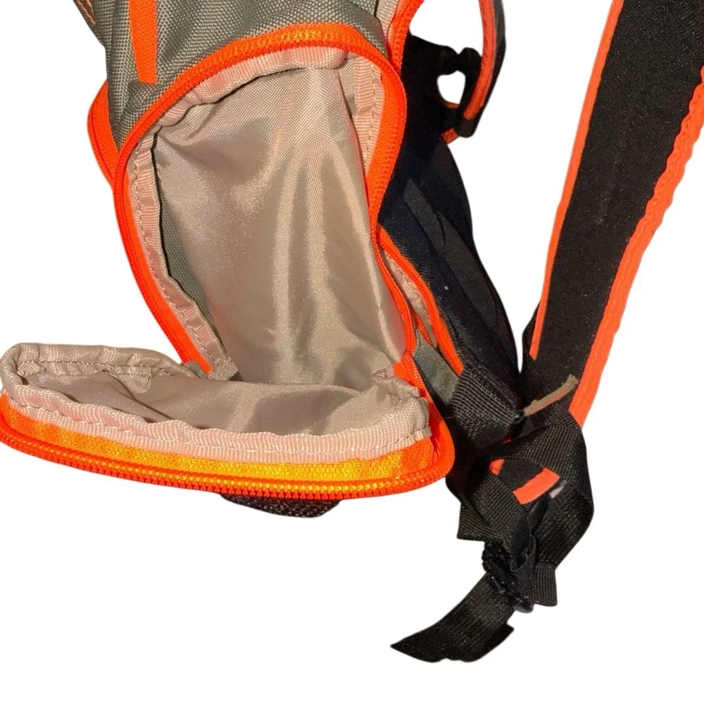 Oakley‎ Icon Utility Backpack Gray Orange Camo Y2K Tactical Skate Laptop Bag