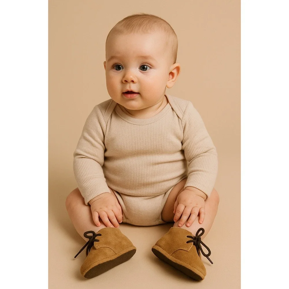 Vintage Wee Kids Suede Baby Trainers Size 3 – With‎ Original Box 1970s NOS