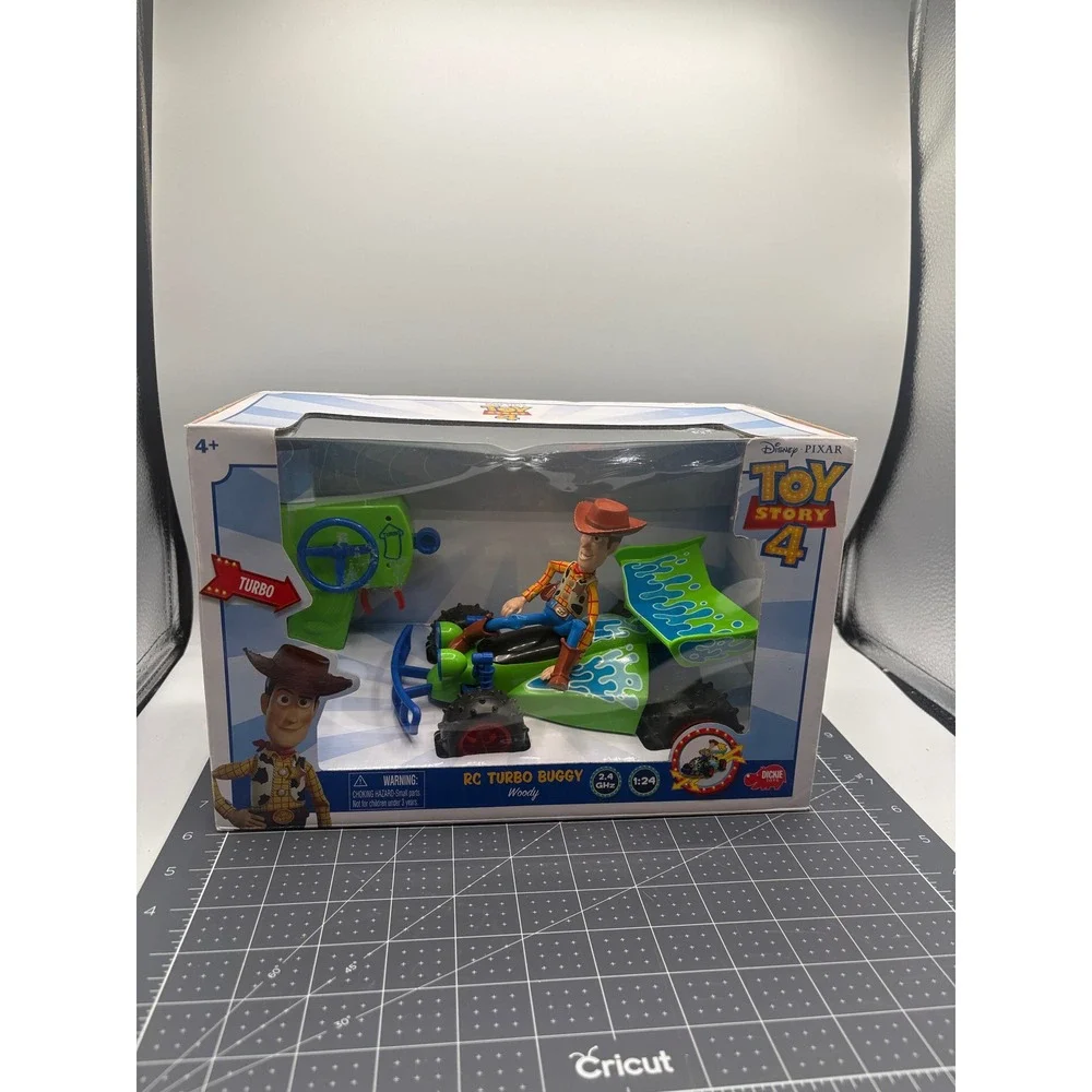 Disney Toy Story 4 Woody RC Turbo Buggy 1:24 Scale Remote Control Car Dickie Toy