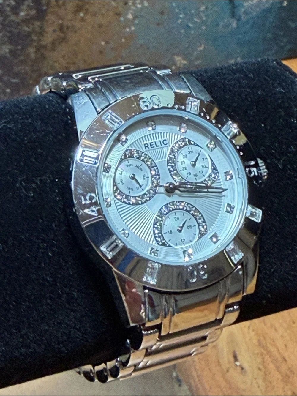 Relic By Fossil 2010s Office‎ Siren Stainless Steel Beth 34mm Watch (VGUC)